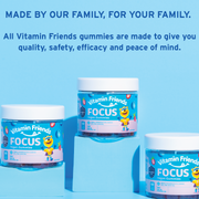 Vitamin Friends Kids Vegan Focus Gummies
