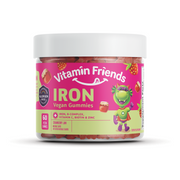 Vitamin Friends Kids Vegan Strawberry Jam Iron Gummies