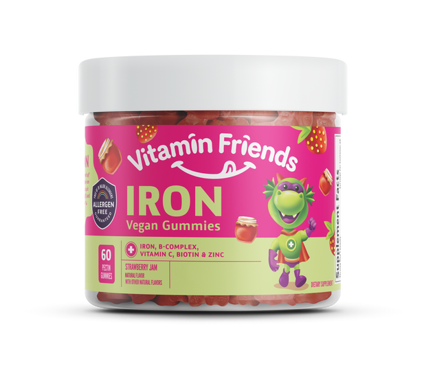 Vitamin Friends Kids Vegan Iron Gummies